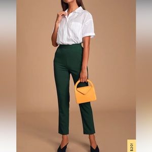 Lulus green pants.